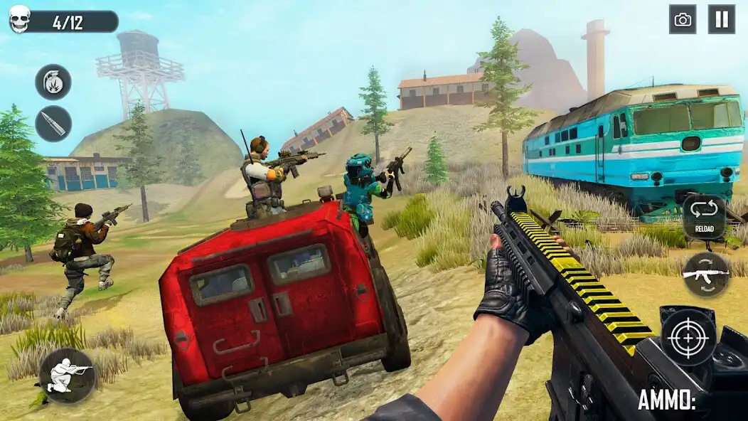 Play Fps Shooting Games: Gun Strike as an online game Fps Shooting Games: Gun Strike with UptoPlay