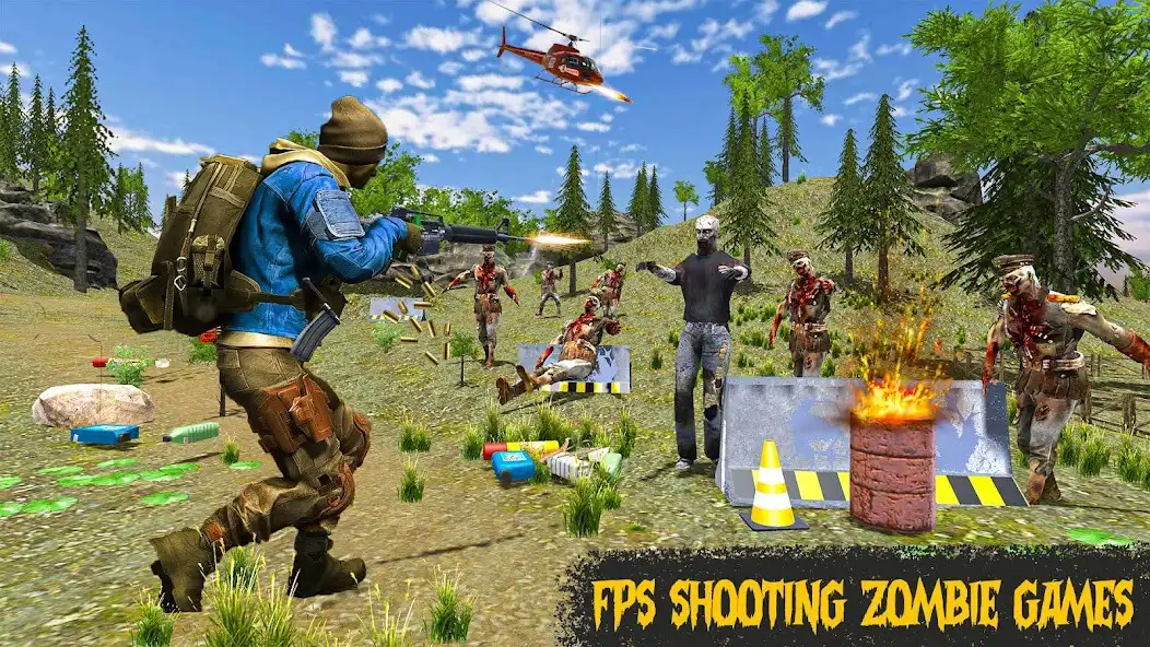 Play FPS Shooting Zombie games as an online game FPS Shooting Zombie games with UptoPlay