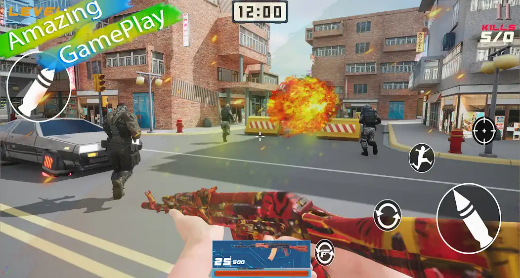 Play FPS Strike: Sniper Shooting as an online game FPS Strike: Sniper Shooting with UptoPlay