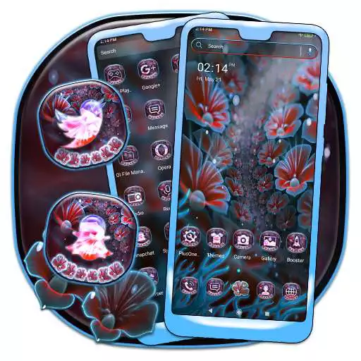 Play Fractal Flower Launcher Theme APK
