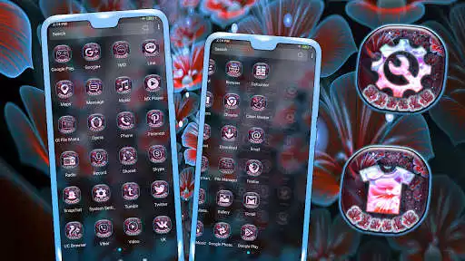 Play Fractal Flower Launcher Theme as an online game Fractal Flower Launcher Theme with UptoPlay