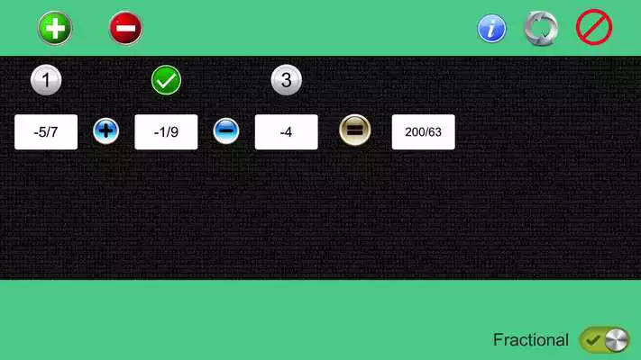 Play Fractional calculator Play Fractional calculator