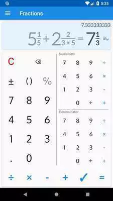 Play Fraction calculator free: easy solve math problems