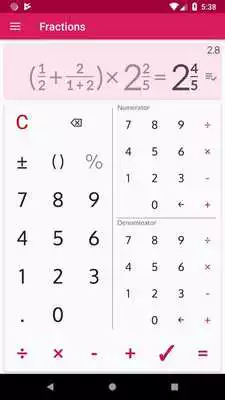 Play Fraction calculator free: easy solve math problems