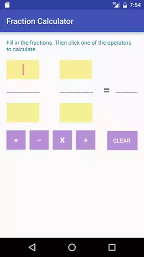 Play Fraction calculator