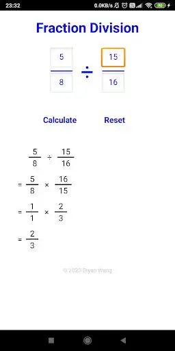 Play Fraction Division as an online game Fraction Division with UptoPlay