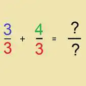 Free play online Fractions addition APK