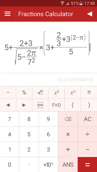 Play Fractions Calculator Pro  and enjoy Fractions Calculator Pro with UptoPlay