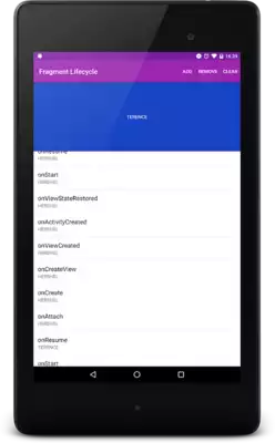 Play Fragment Lifecycle