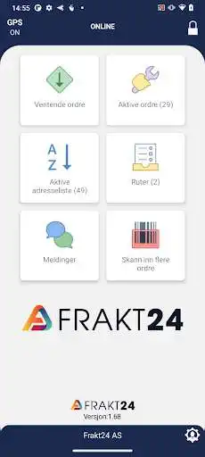 Play Frakt24 DriverApp  and enjoy Frakt24 DriverApp with UptoPlay