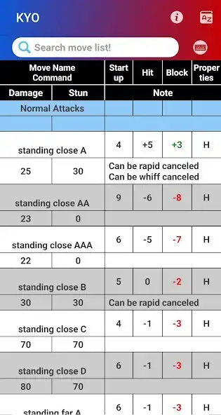 Play FRAMEDATA for KXV  and enjoy FRAMEDATA for KXV with UptoPlay