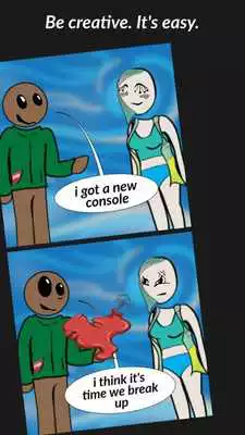 Play Frameless Comics and Meme Maker