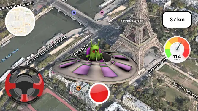Play Frame synthesis: Fly  Driving as an online game Frame synthesis: Fly  Driving with UptoPlay