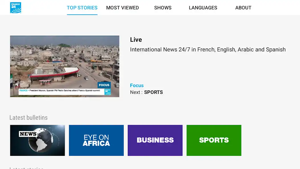 Play FRANCE 24 - Android TV  and enjoy FRANCE 24 - Android TV with UptoPlay