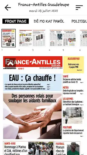 Play France-Antilles Guadeloupe Journal as an online game France-Antilles Guadeloupe Journal with UptoPlay