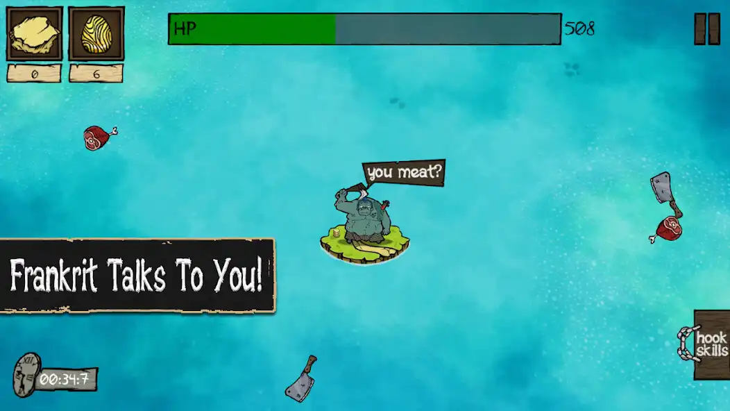 Play Frankrit Eats Meat as an online game Frankrit Eats Meat with UptoPlay