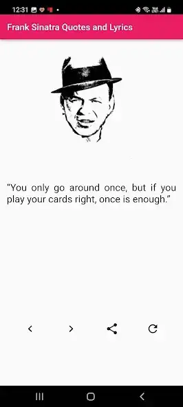 Play Frank Sinatra Quotes, Lyrics  and enjoy Frank Sinatra Quotes, Lyrics with UptoPlay