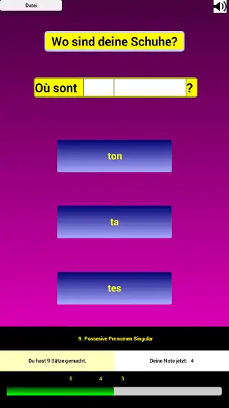 Play Französische Grammatiklücken G as an online game Französische Grammatiklücken G with UptoPlay