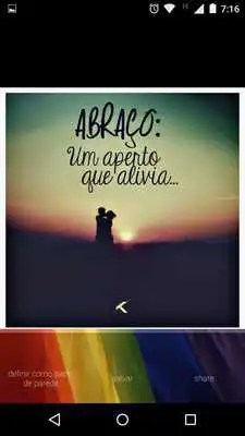 Play frases abracos em imagens