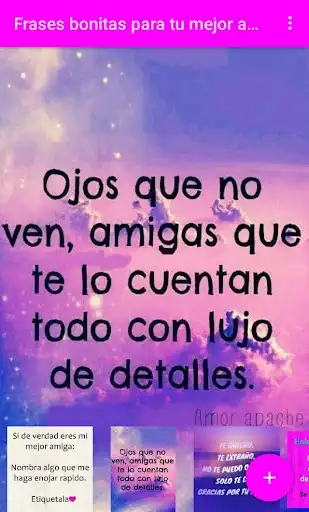 Play Frases bonitas para tu mejor amiga as an online game Frases bonitas para tu mejor amiga with UptoPlay