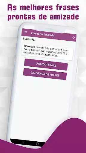 Play Frases de Amizade - Amigos, Mensagens e Poemas as an online game Frases de Amizade - Amigos, Mensagens e Poemas with UptoPlay