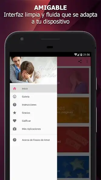 Play Frases de Amor Roto  and enjoy Frases de Amor Roto with UptoPlay