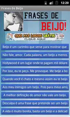 Play Frases de Beijo