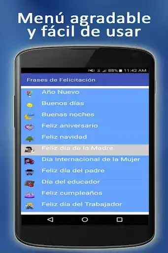 Play Frases de felicitaciones  and enjoy Frases de felicitaciones with UptoPlay