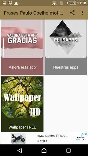 Play Frases motivadoras de PAULO COELHO as an online game Frases motivadoras de PAULO COELHO with UptoPlay