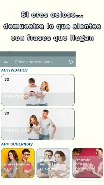 Play Frases para Celosos  and enjoy Frases para Celosos with UptoPlay
