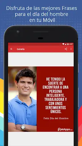 Play Frases por el dia del Hombre  and enjoy Frases por el dia del Hombre with UptoPlay