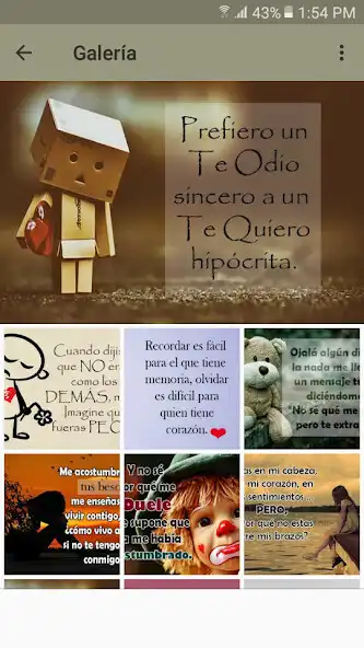 Play Frases Tristes De Amor  and enjoy Frases Tristes De Amor with UptoPlay
