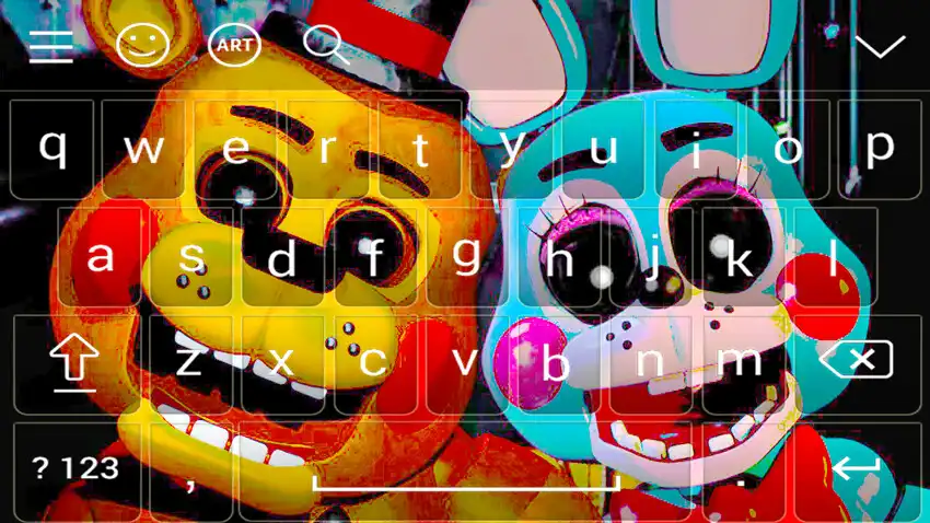 Play Freddys keyboard as an online game Freddys keyboard with UptoPlay
