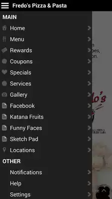 Play Fredos Pizza  Pasta