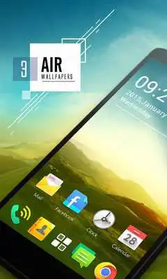 Play (FREE) AIR GO Launcher Theme Play (FREE) AIR GO Launcher Theme