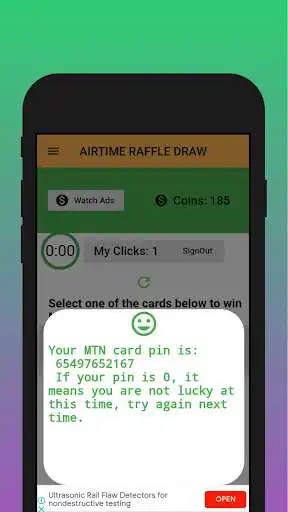 Play Free Airtime(MTN) Raffle Draw App  and enjoy Free Airtime(MTN) Raffle Draw App with UptoPlay