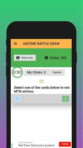 Play Free Airtime(MTN) Raffle Draw App as an online game Free Airtime(MTN) Raffle Draw App with UptoPlay