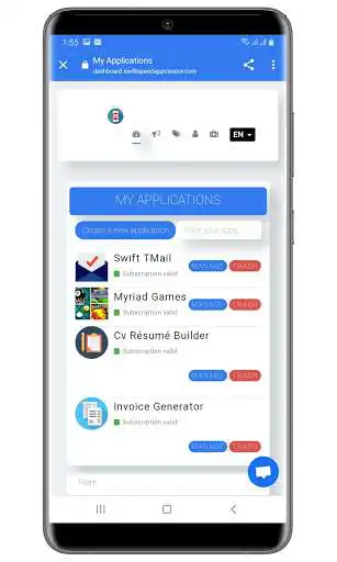 Play Free App Maker / App Builder/ No Code App Creator as an online game online Free App Maker / App Builder/ No Code App Creator with UptoPlay com.swiftspeedappcreator Play Free App Maker / App Builder/ No Code App Creator as an online game Free App Maker / App Builder/ No Code App Creator with UptoPlay