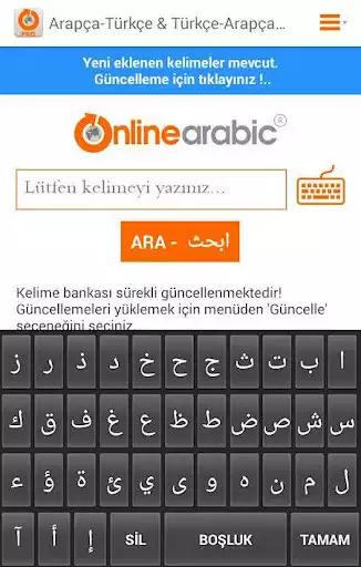Play Free Arabic Turkish Dictionary