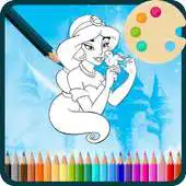 Free play online Free Best Princess Coloring Book for Kids APK