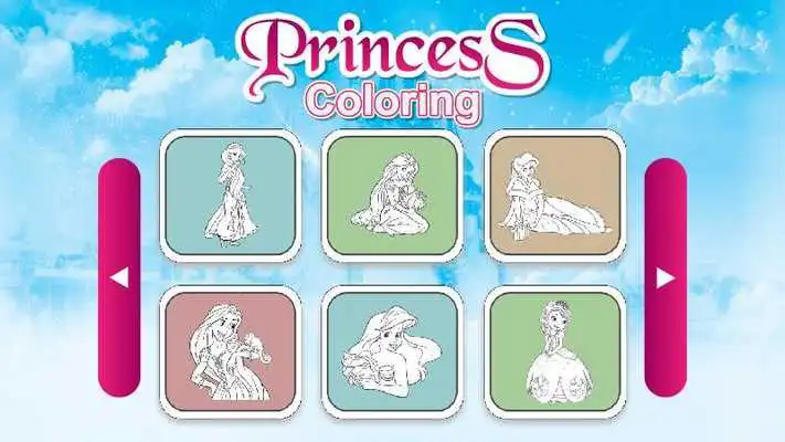 Play Free Best Princess Coloring Book for Kids