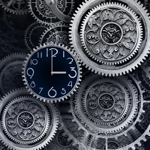 Play FREE Black Clock LiveWallpaper APK