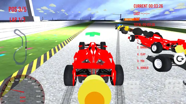 Play Free Cartoon Formula Racing 3D