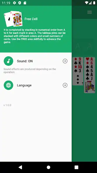 Play FreeCell.Cards game. Solitaire as an online game FreeCell.Cards game. Solitaire with UptoPlay