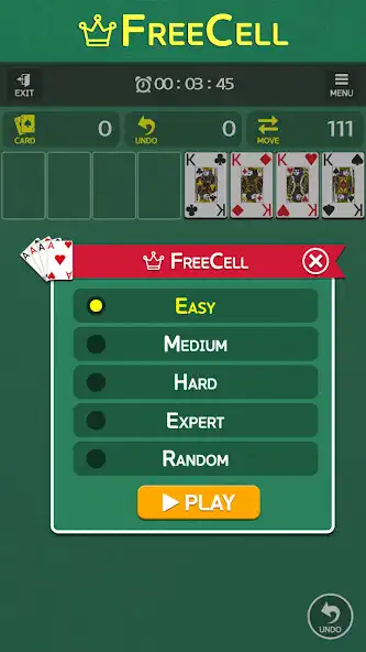 Play FreeCell - Classic Card Game as an online game FreeCell - Classic Card Game with UptoPlay