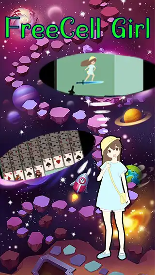 Play FreeCell Girl  and enjoy FreeCell Girl with UptoPlay