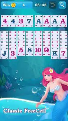 Play FreeCell Solitaire Mermaid