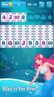 Play FreeCell Solitaire Mermaid