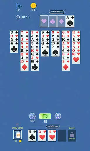Play FreeCell Solitaire puzzle game as an online game FreeCell Solitaire puzzle game with UptoPlay
