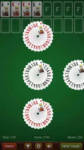 Play FreeCell Solitaire as an online game FreeCell Solitaire with UptoPlay